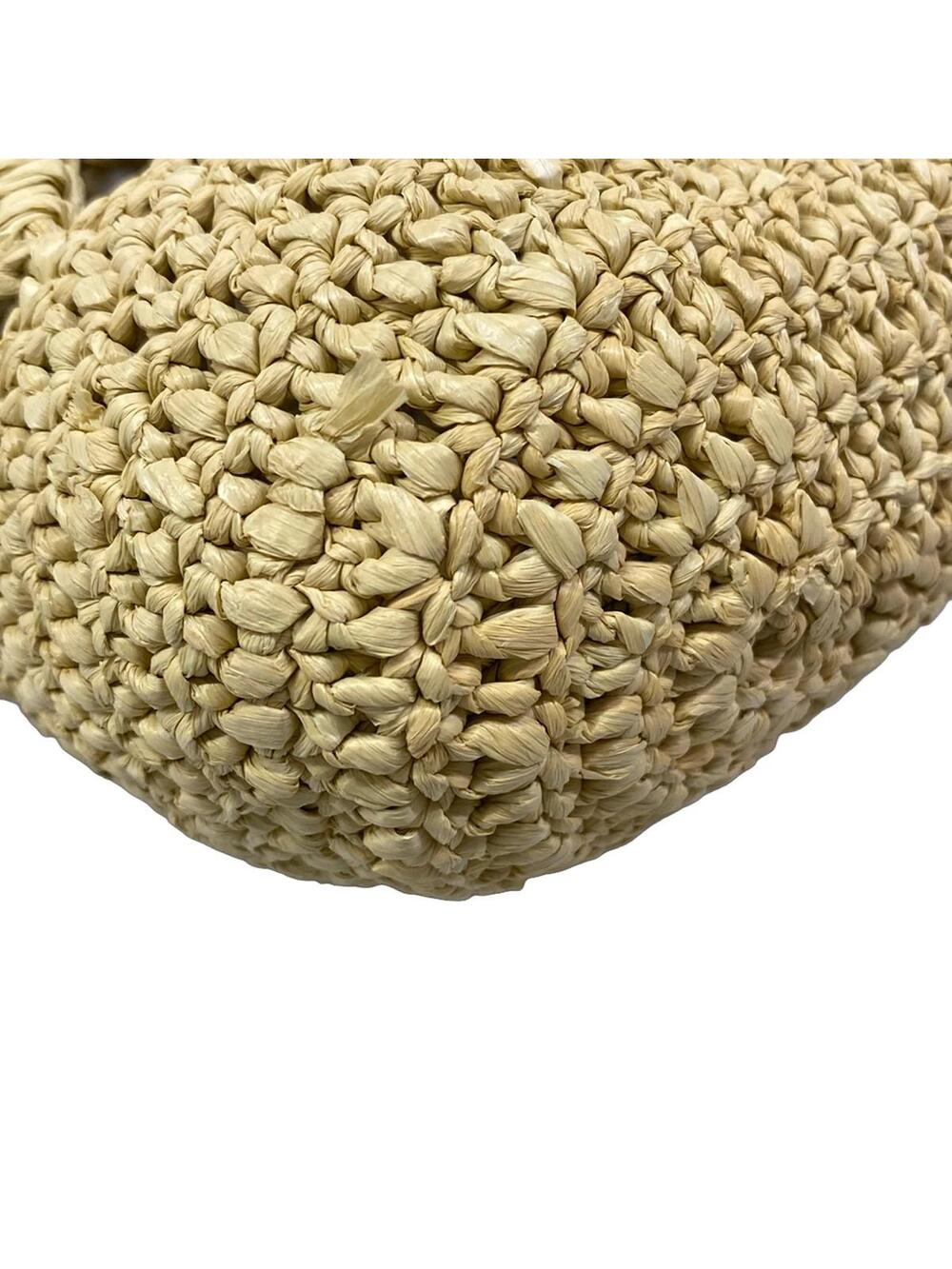 Prada Beige Raffia Shoulder Bag #305575P84B - Picture 6 of 15